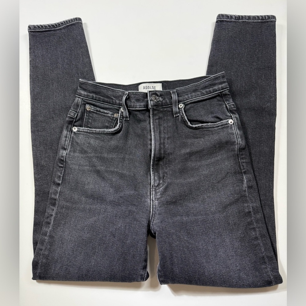 Agolde Woman’s Dark Gray Skinny Jeans 🩶🖤